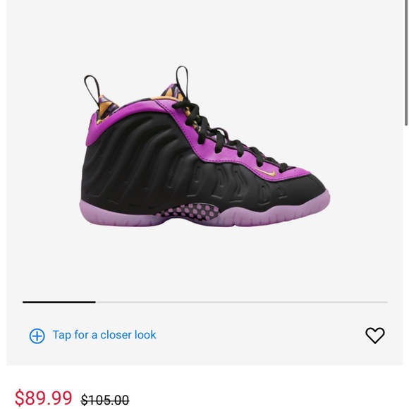 Nike Little Posite One 💜 - Picture 2 of 3